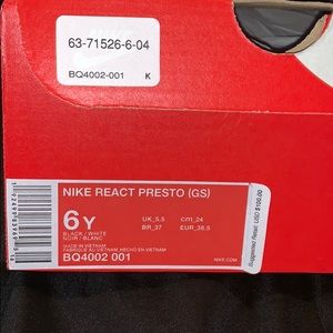 Nike Shoes - Nike presto reacts Nike Shoes - Nike presto reacts